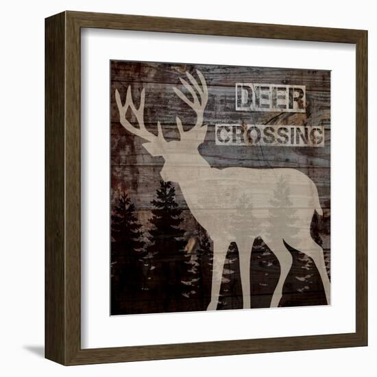 Deer Crossing-Piper Ballantyne-Framed Art Print