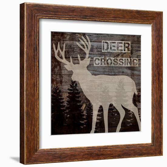 Deer Crossing-Piper Ballantyne-Framed Art Print