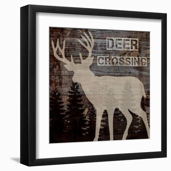 Deer Crossing-Piper Ballantyne-Framed Art Print