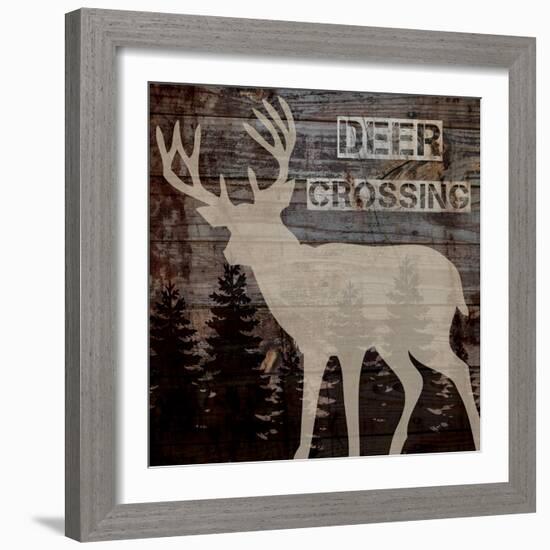 Deer Crossing-Piper Ballantyne-Framed Art Print