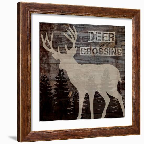 Deer Crossing-Piper Ballantyne-Framed Art Print