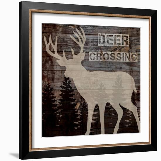 Deer Crossing-Piper Ballantyne-Framed Art Print