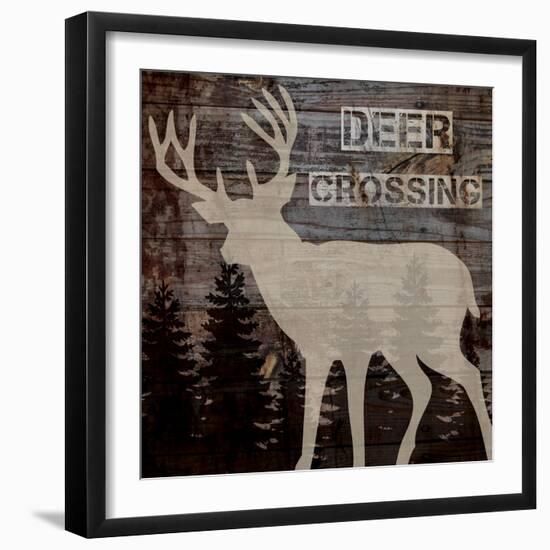 Deer Crossing-Piper Ballantyne-Framed Art Print