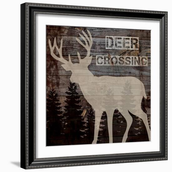 Deer Crossing-Piper Ballantyne-Framed Art Print