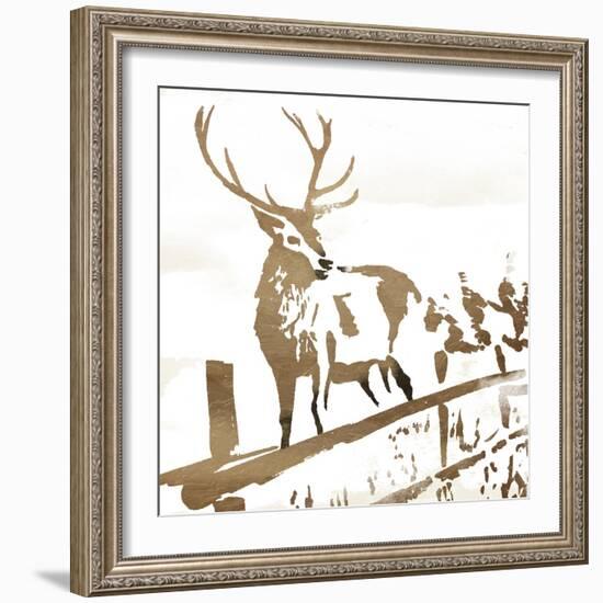 Deer Gaze-OnRei-Framed Art Print