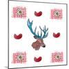 Deer, Hearts, Love & Edelweiss-Markus Bleichner-Mounted Art Print