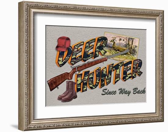 Deer Hunter-Kate Ward Thacker-Framed Giclee Print