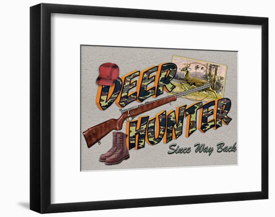 Deer Hunter-Kate Ward Thacker-Framed Giclee Print