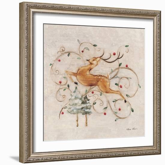 Deer II-Cheri Blum-Framed Art Print