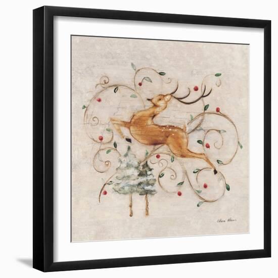 Deer II-Cheri Blum-Framed Art Print