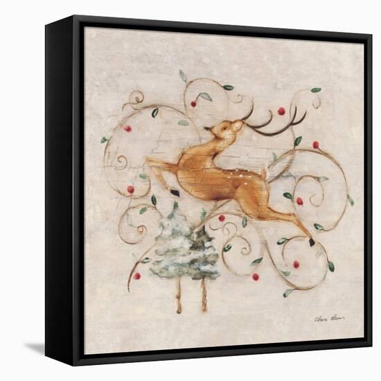 Deer II-Cheri Blum-Framed Stretched Canvas