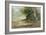 Deer in a Woodland Glade-null-Framed Giclee Print