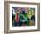 Deer in Cloister Garden-Franz Marc-Framed Giclee Print