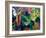 Deer in Cloister Garden-Franz Marc-Framed Giclee Print