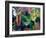 Deer in Cloister Garden-Franz Marc-Framed Giclee Print