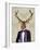 Deer in Evening Suit, Portrait-Fab Funky-Framed Art Print