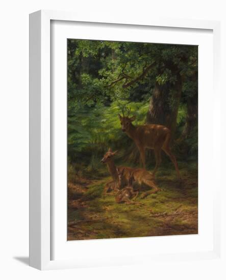 Deer in Repose, 1867-Rosa Bonheur-Framed Giclee Print