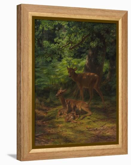 Deer in Repose, 1867-Rosa Bonheur-Framed Premier Image Canvas