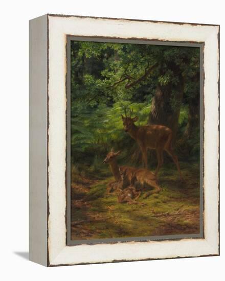 Deer in Repose, 1867-Rosa Bonheur-Framed Premier Image Canvas
