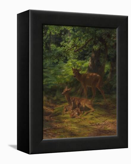 Deer in Repose, 1867-Rosa Bonheur-Framed Premier Image Canvas