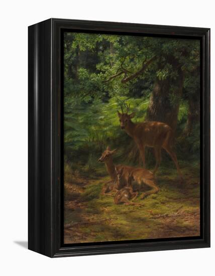 Deer in Repose, 1867-Rosa Bonheur-Framed Premier Image Canvas