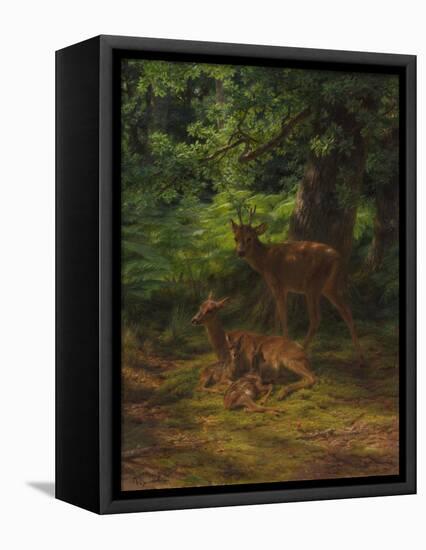 Deer in Repose, 1867-Rosa Bonheur-Framed Premier Image Canvas