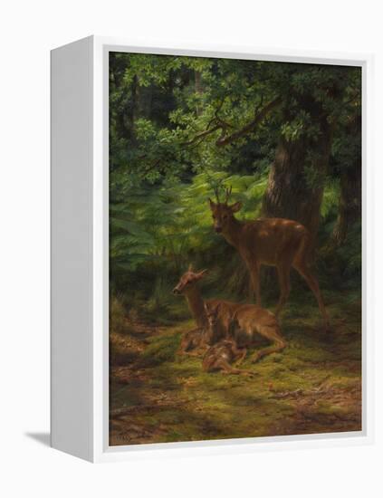 Deer in Repose, 1867-Rosa Bonheur-Framed Premier Image Canvas