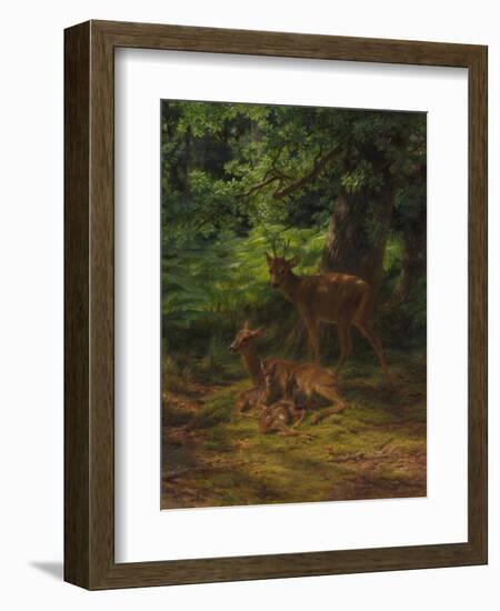 Deer in Repose, 1867-Rosa Bonheur-Framed Giclee Print