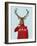 Deer in Ski Sweater-Fab Funky-Framed Art Print