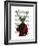 Deer in Smoking Jacket-Fab Funky-Framed Premium Giclee Print