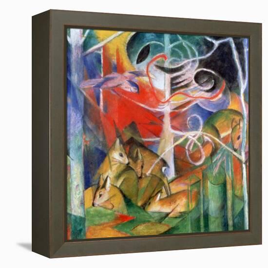 'Deer in the Forest I', 1911. Artist: Marc Franz-Marc Franz-Framed Premier Image Canvas