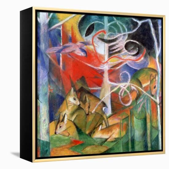 'Deer in the Forest I', 1911. Artist: Marc Franz-Marc Franz-Framed Premier Image Canvas