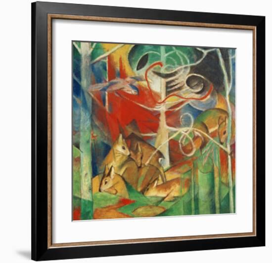 Deer in the Forest I-Franz Marc-Framed Giclee Print