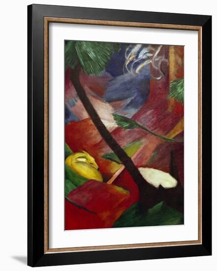 Deer in the Forest II-Franz Marc-Framed Giclee Print