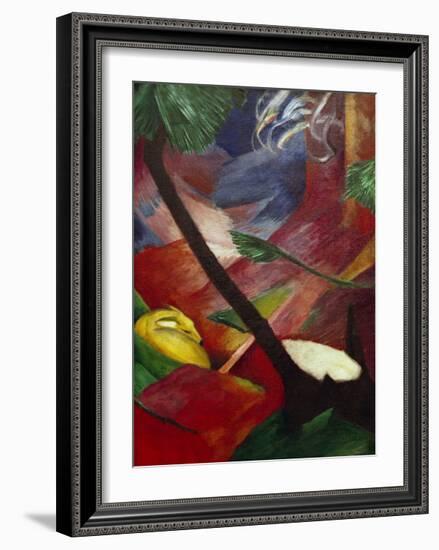 Deer in the Forest II-Franz Marc-Framed Giclee Print