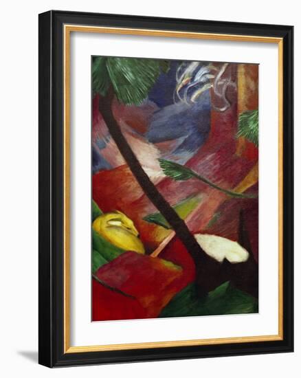 Deer in the Forest II-Franz Marc-Framed Giclee Print