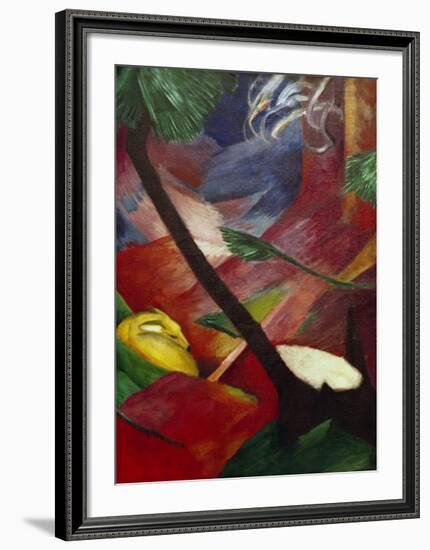 Deer in the Forest II-Franz Marc-Framed Giclee Print