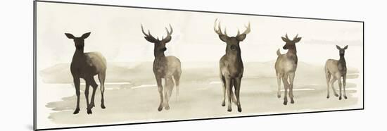 Deer Line I-Grace Popp-Mounted Art Print