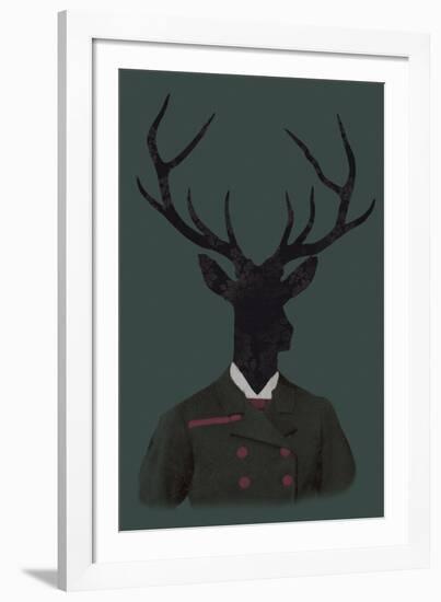 Deer Man-Clara Wells-Framed Giclee Print