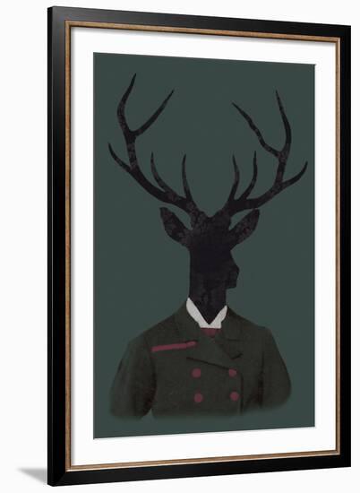 Deer Man-Clara Wells-Framed Giclee Print