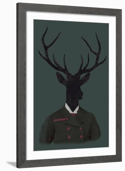 Deer Man-Clara Wells-Framed Giclee Print