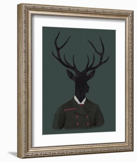 Deer Man-Clara Wells-Framed Art Print