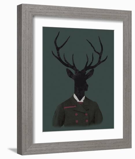 Deer Man-Clara Wells-Framed Art Print