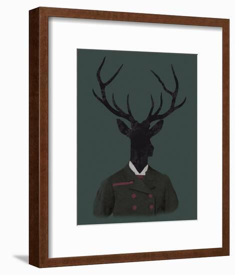 Deer Man-Clara Wells-Framed Art Print