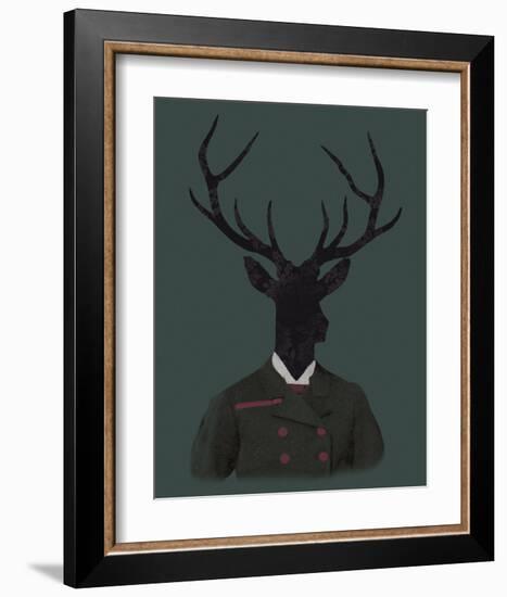 Deer Man-Clara Wells-Framed Art Print