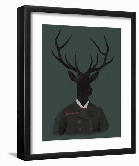 Deer Man-Clara Wells-Framed Art Print