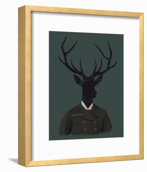 Deer Man-Clara Wells-Framed Art Print