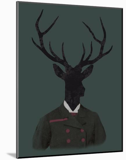 Deer Man-Clara Wells-Mounted Art Print