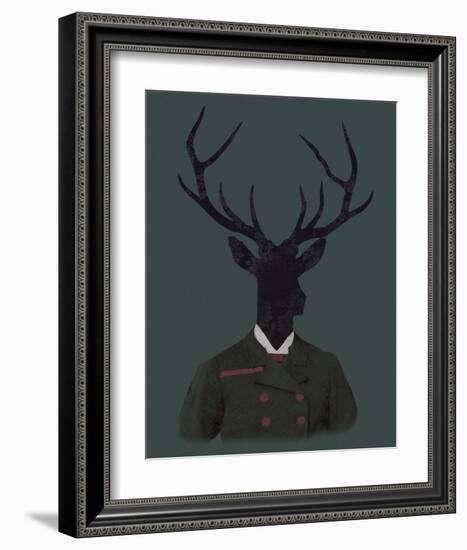 Deer Man-Clara Wells-Framed Art Print