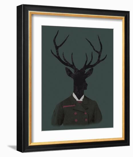 Deer Man-Clara Wells-Framed Art Print